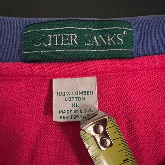 Vintage Neon Pink & Purple Watson Paver Inc Polo XL “Saved by the Bell” Style - Picture 3 of 8